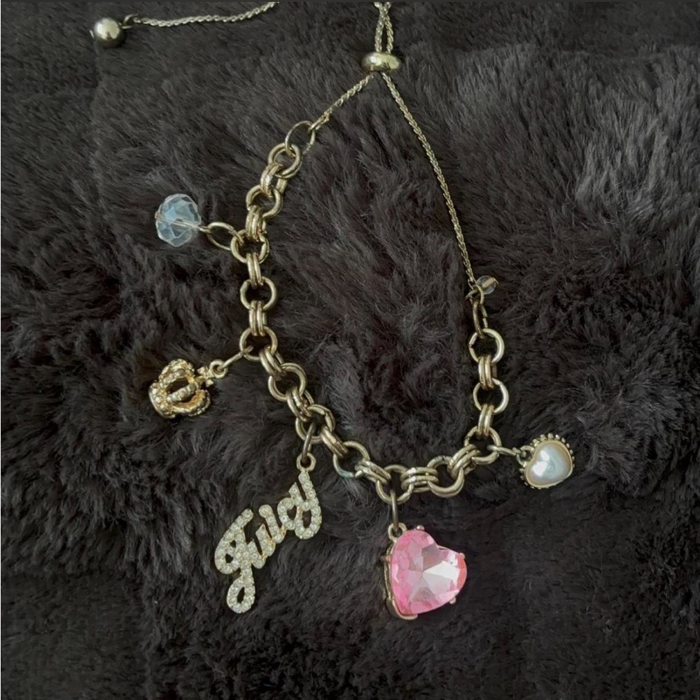 Juicy Couture Gold Charm Bracelet